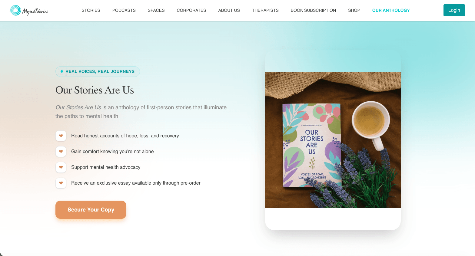 MyndStories Books subscription vertical